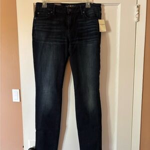 Lucky Brand Black Skinny Jeans with Tapered Leg